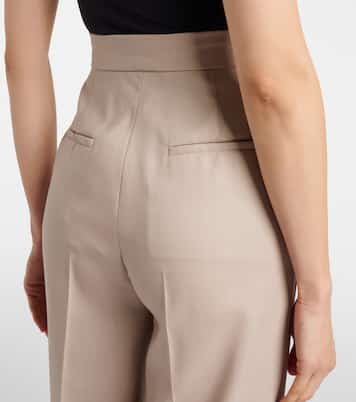 Weite Hose aus Wolle, Mohair und Seide | Max Mara