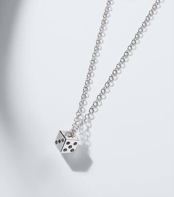 Collier en or blanc 14 ct et diamants | Sydney Evan