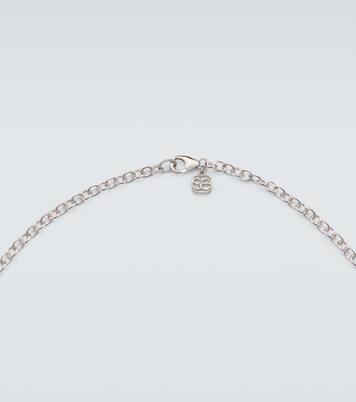 Collier en or blanc 14 ct et diamants | Sydney Evan