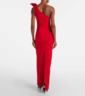One-Shoulder-Robe aus Crêpe | Roland Mouret