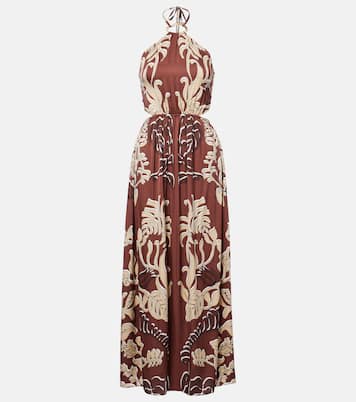 Isore printed halterneck maxi dress | Poupette St Barth