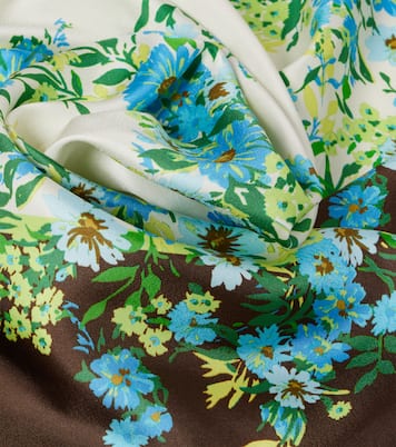 Floral silk scarf | Alémais
