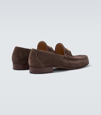 Loafers VLogo aus Veloursleder  | Valentino Garavani