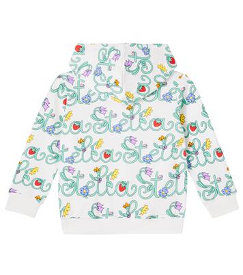 Printed cotton jersey zip-up hoodie | Stella McCartney Kids