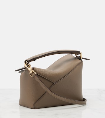 Tote Bag Puzzle Edge Mini aus Leder | Loewe