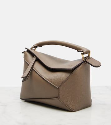 Tote Bag Puzzle Edge Mini aus Leder | Loewe