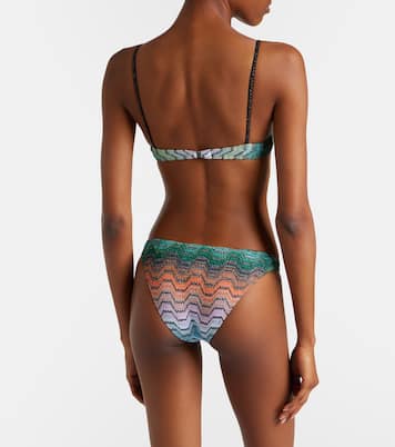 Bikini de lamé en zigzag | Missoni
