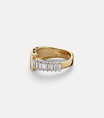Ring aus 18kt Gelbgold (750/1000) mit Diamanten | Yeprem