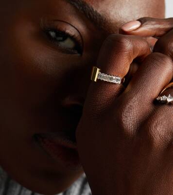 Ring aus 18kt Gelbgold (750/1000) mit Diamanten | Yeprem