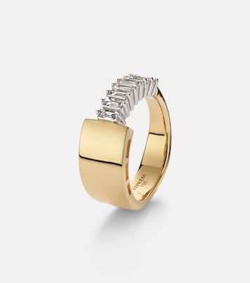 Ring aus 18kt Gelbgold (750/1000) mit Diamanten | Yeprem