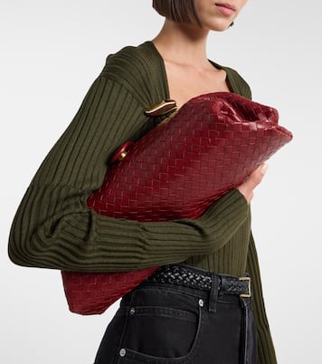 Lauren 1979 Medium Intrecciato leather clutch | Bottega Veneta