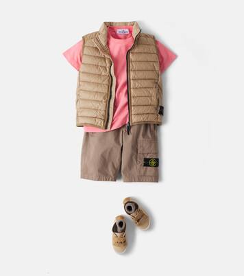 Compass down vest | Stone Island Junior