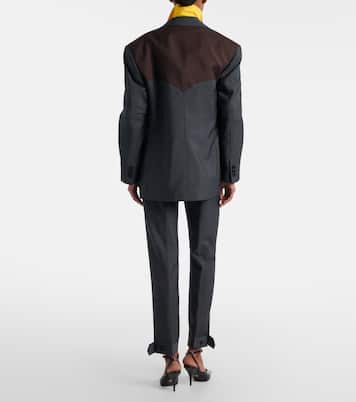 Wool and mohair tapered pants | Versace