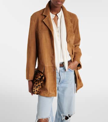 Jacke Voltia aus Veloursleder | Nour Hammour