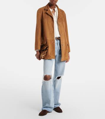 Jacke Voltia aus Veloursleder | Nour Hammour