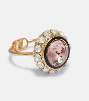 Bague VLogo à cristaux | Valentino