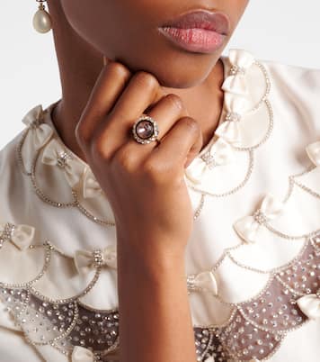 Bague VLogo à cristaux | Valentino