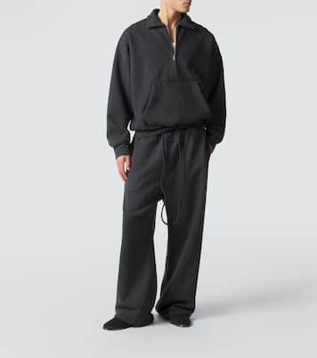 Cotton jersey half-zip sweatshirt | Fear of God
