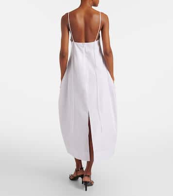 Cotton bustier dress | Róhe