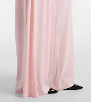 Pantalones anchos de tiro alto | Norma Kamali