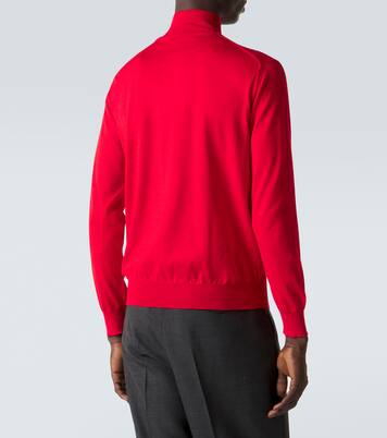 Pull à col roulé en coton | Prada