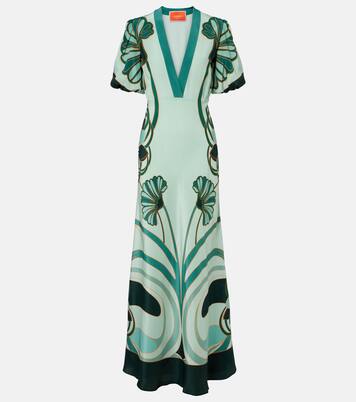 Marlene silk crêpe de chine maxi dress | La DoubleJ