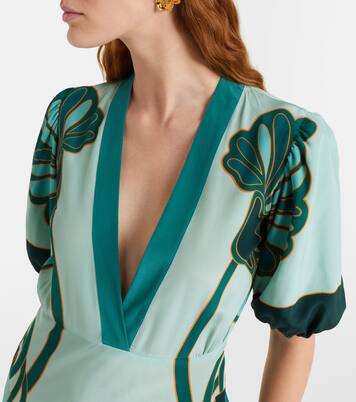 Marlene silk crêpe de chine maxi dress | La DoubleJ