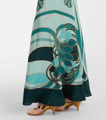 Marlene silk crêpe de chine maxi dress | La DoubleJ