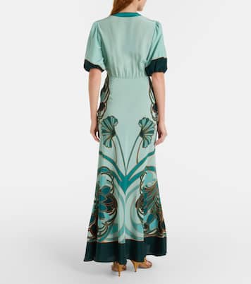 Marlene silk crêpe de chine maxi dress | La DoubleJ