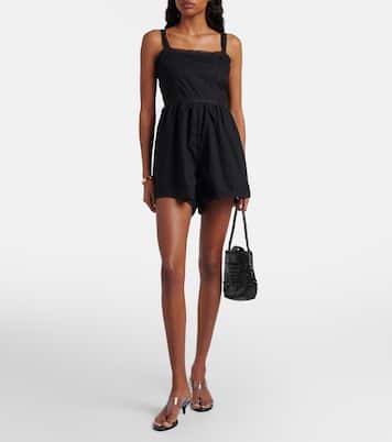 Emilia蕾丝边饰棉质连身衣 | Faithfull