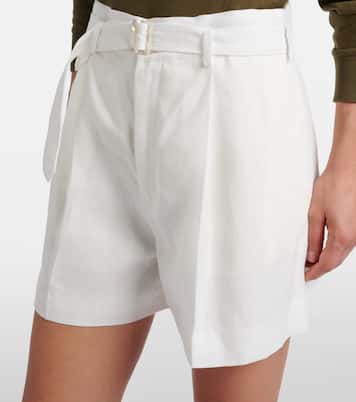 Denise belted linen shorts | Ralph Lauren Collection