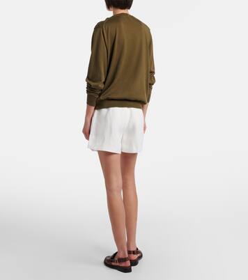Denise belted linen shorts | Ralph Lauren Collection