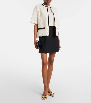 Crepe Couture miniskirt | Valentino