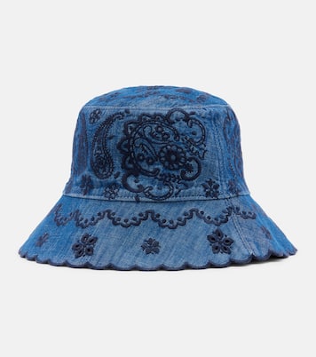 Bestickter Hut aus Denim | Zimmermann