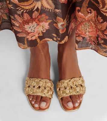 Chara woven slides | Jimmy Choo