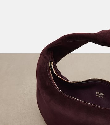 Olivia Mini suede shoulder bag | Khaite