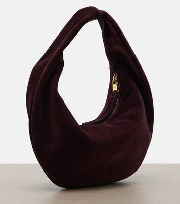 Olivia Mini suede shoulder bag | Khaite