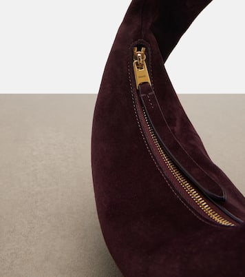 Olivia Mini suede shoulder bag | Khaite