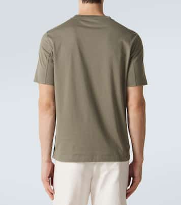 T-shirt en coton imprimé | Brunello Cucinelli