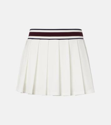 Striped pleated tennis skirt | Tory Burch