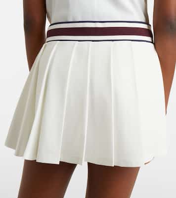 Striped pleated tennis skirt | Tory Burch