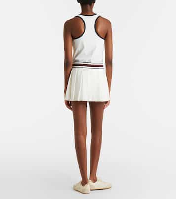 Striped pleated tennis skirt | Tory Burch