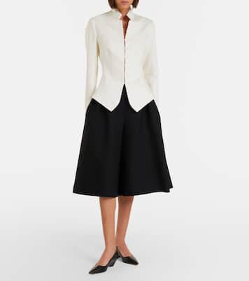 Fauna virgin wool Bermuda shorts | The Row