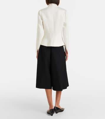 Fauna virgin wool Bermuda shorts | The Row