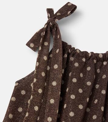 Osemini Lumière Plumage polka-dot dress | Oséree Kids