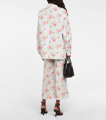 Printed silk jacket | Prada