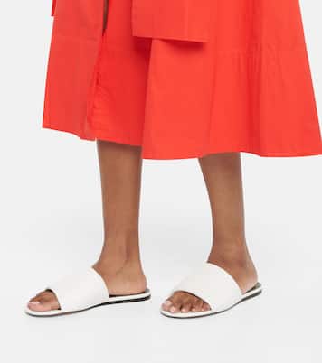 Pantoletten aus Leder | Proenza Schouler