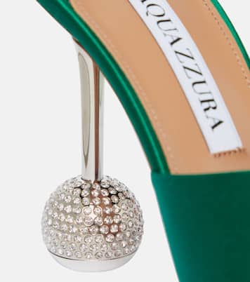 Sandalen Yes Darling 95 aus Satin | Aquazzura