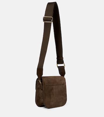 Schultertasche Tara Mini aus Veloursleder | Tom Ford