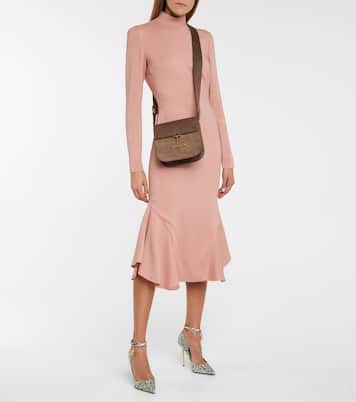 Schultertasche Tara Mini aus Veloursleder | Tom Ford